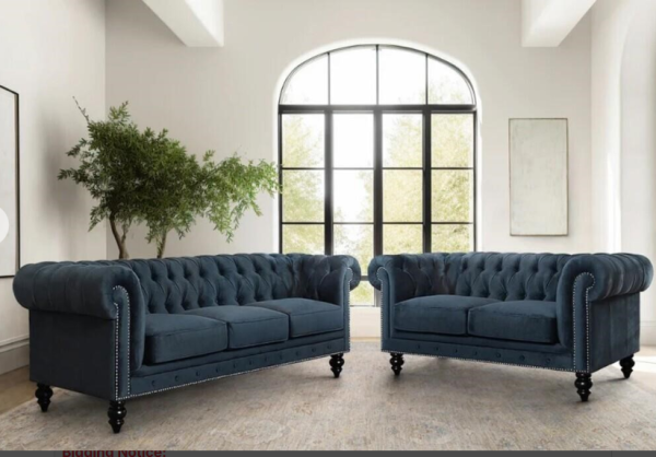 Grand Chesterfield Sofa & Love Seat